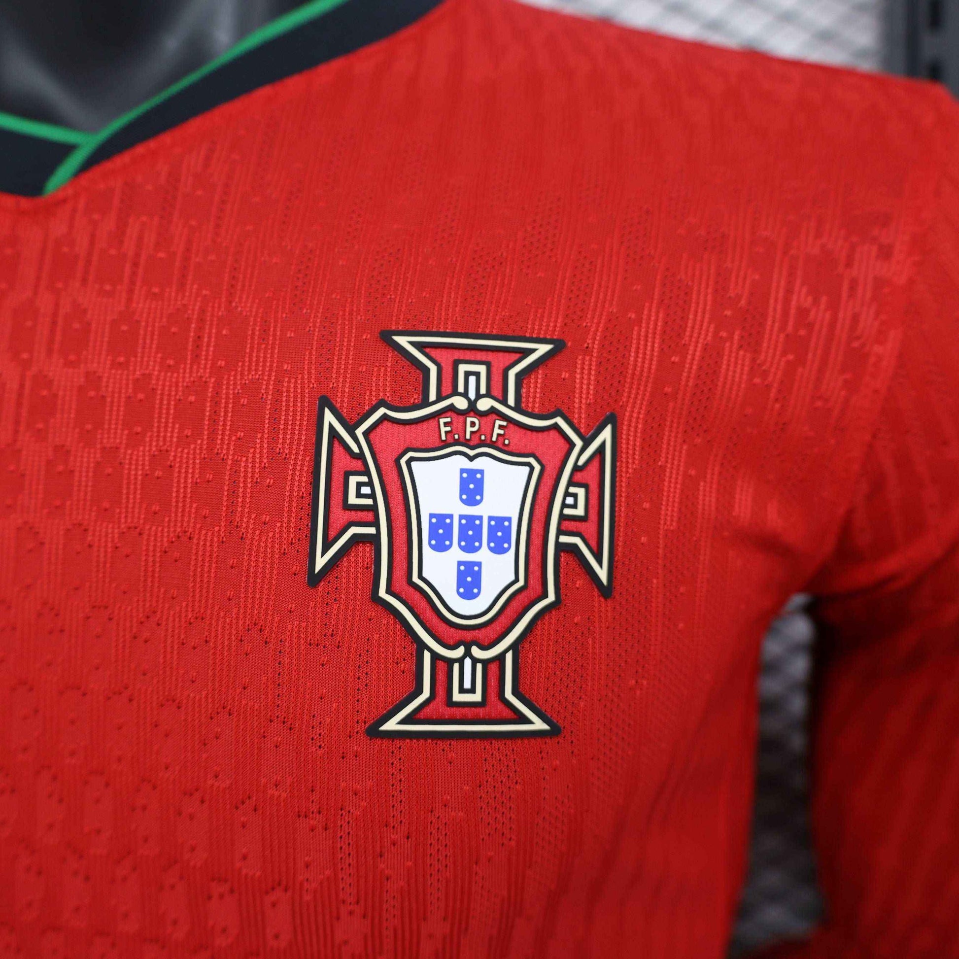 2024 Portugal Home Shirt - Long Sleeve [Player Version] - Retro Classic Kits