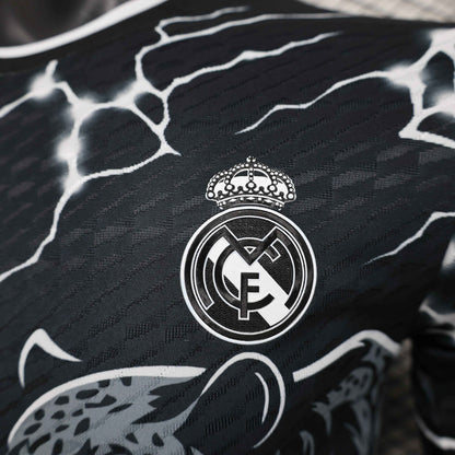 Limited Edition Real Madrid Shirt - Black Panther - Retro Classic Kits