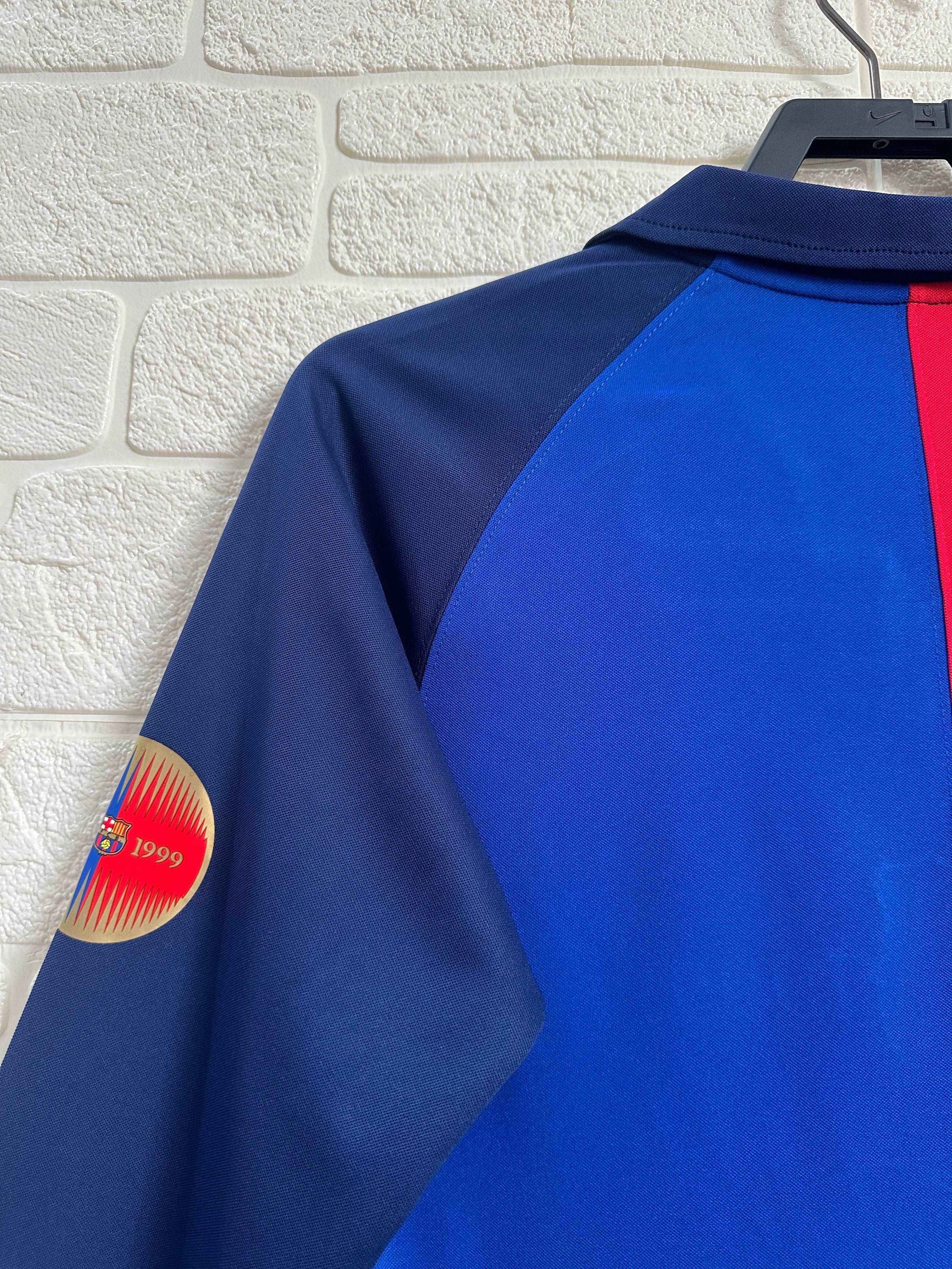 1899-1999 FC Barcelona Home Jersey - Long Sleeve - Retro Classic Kits