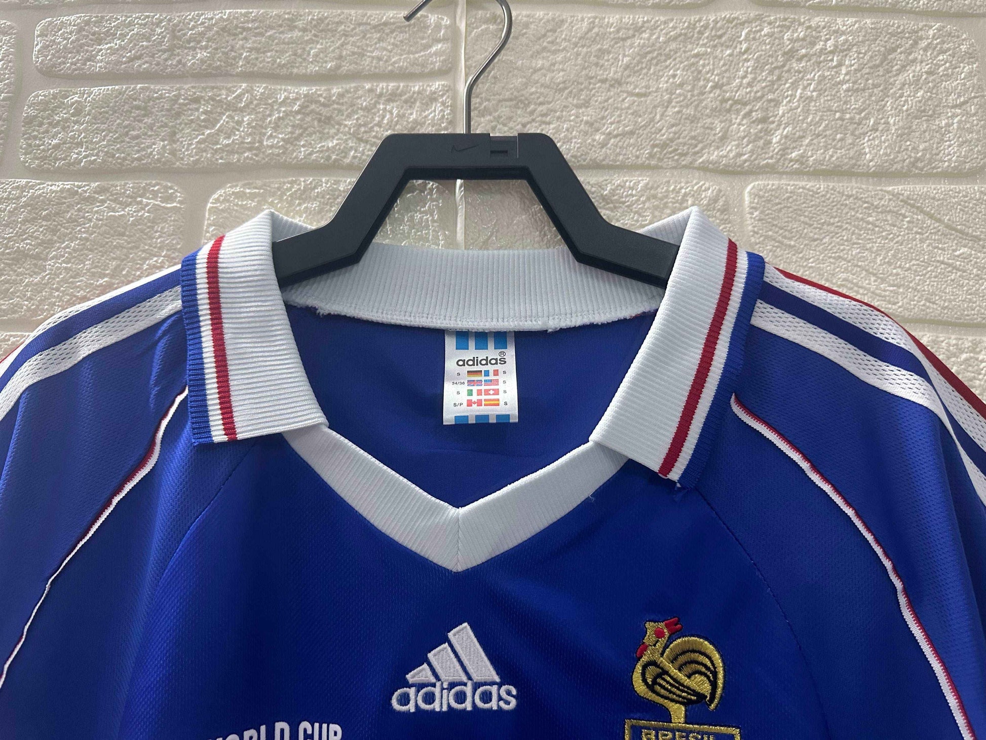 1998 France Home Shirt - Retro Classic Kits