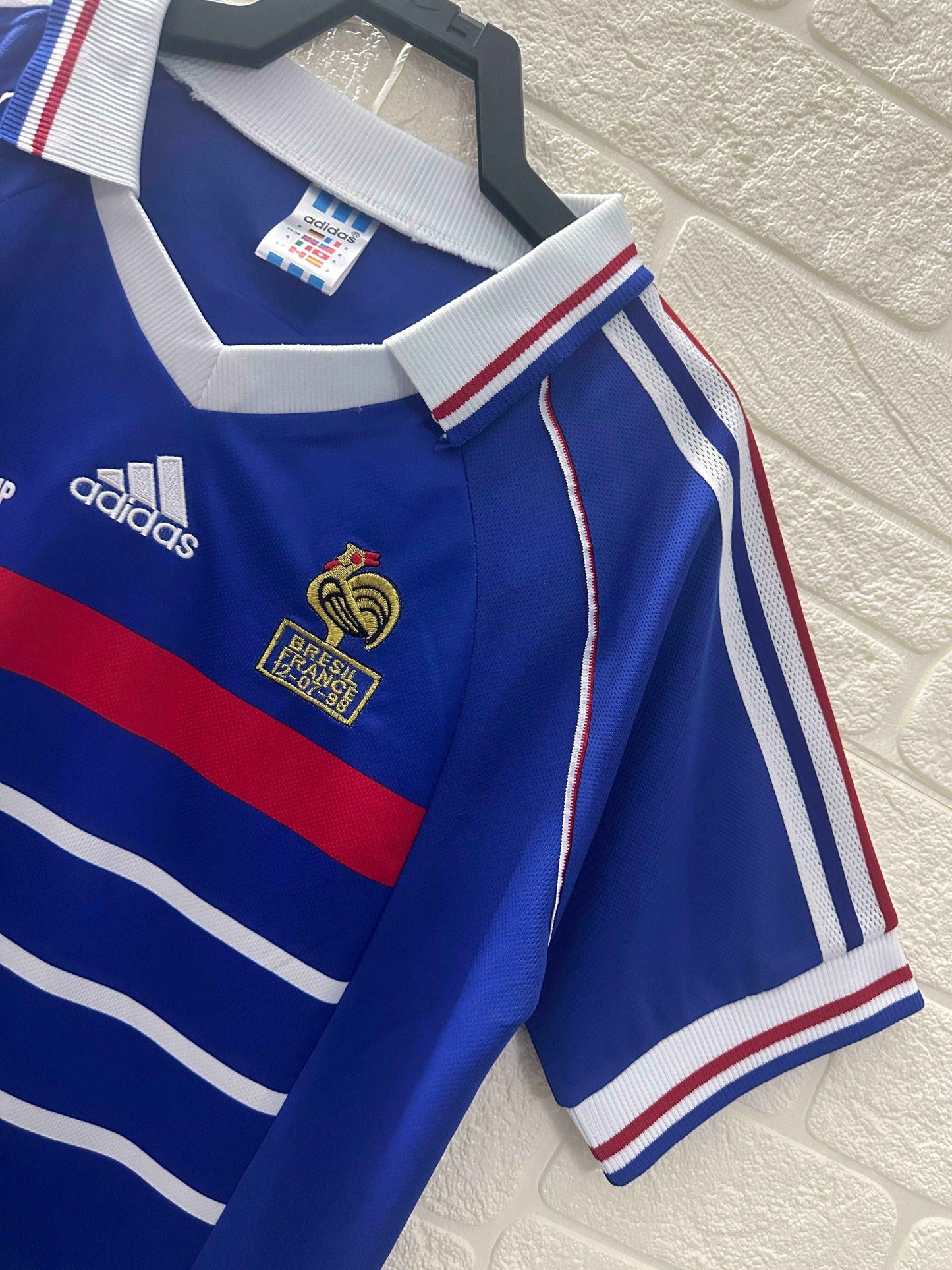 1998 France Home Shirt - Retro Classic Kits