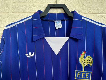 1980-82 France Home Jersey - Long Sleeve - Retro Classic Kits