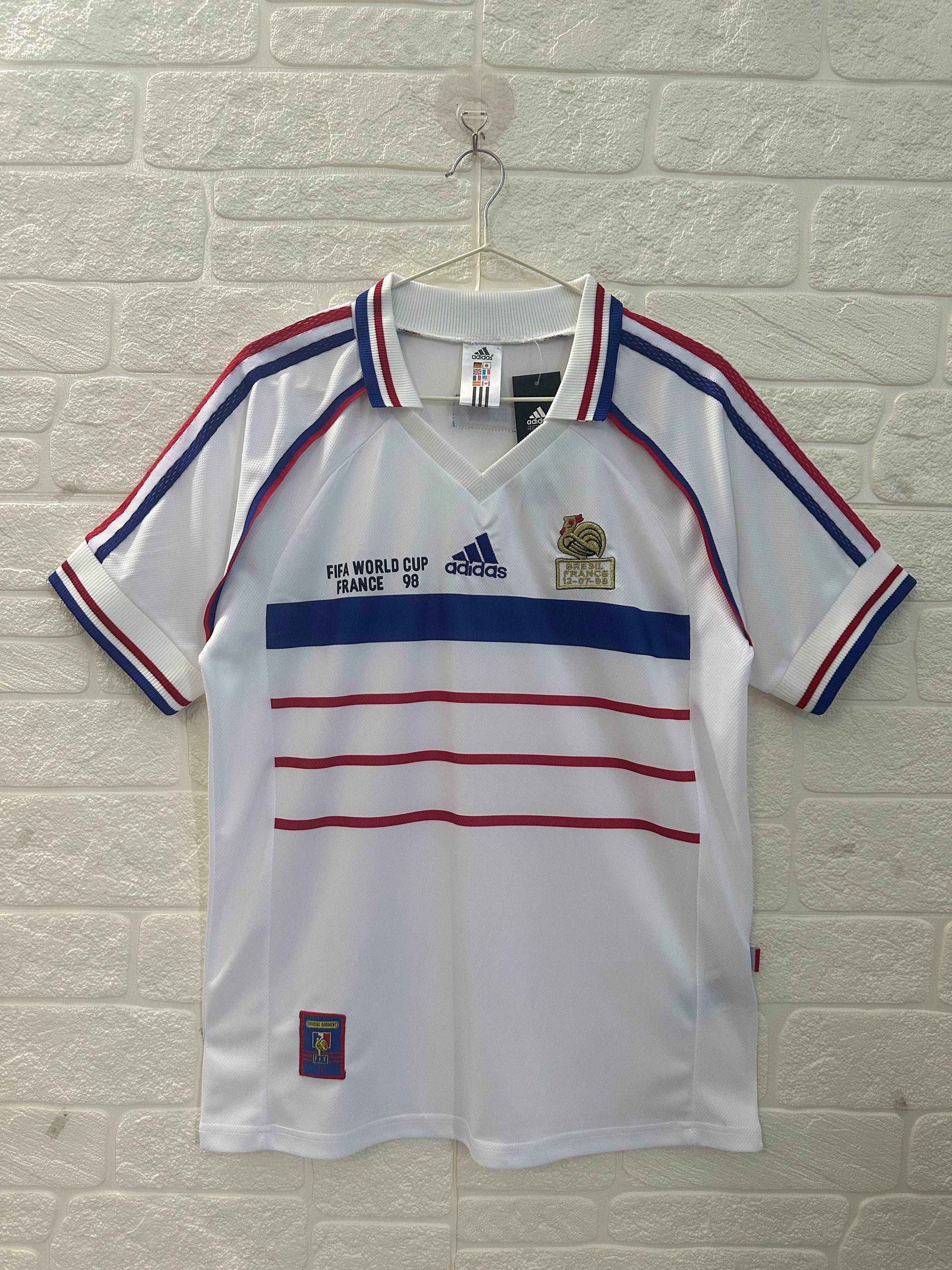 1998 France Away Shirt - Retro Classic Kits