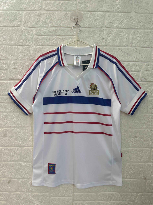 1998 France Away Shirt - Retro Classic Kits