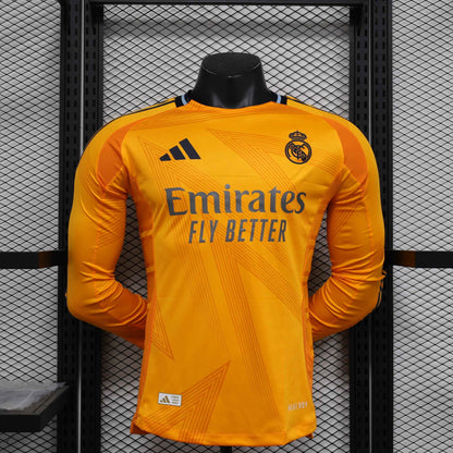 2024-25 Real Madrid Away Shirt - Long Sleeve [Player Version] - Retro Classic Kits
