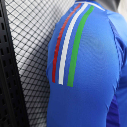 2024 Italy Home Shirt - Long Sleeve [Player Version] - Kit Legacy