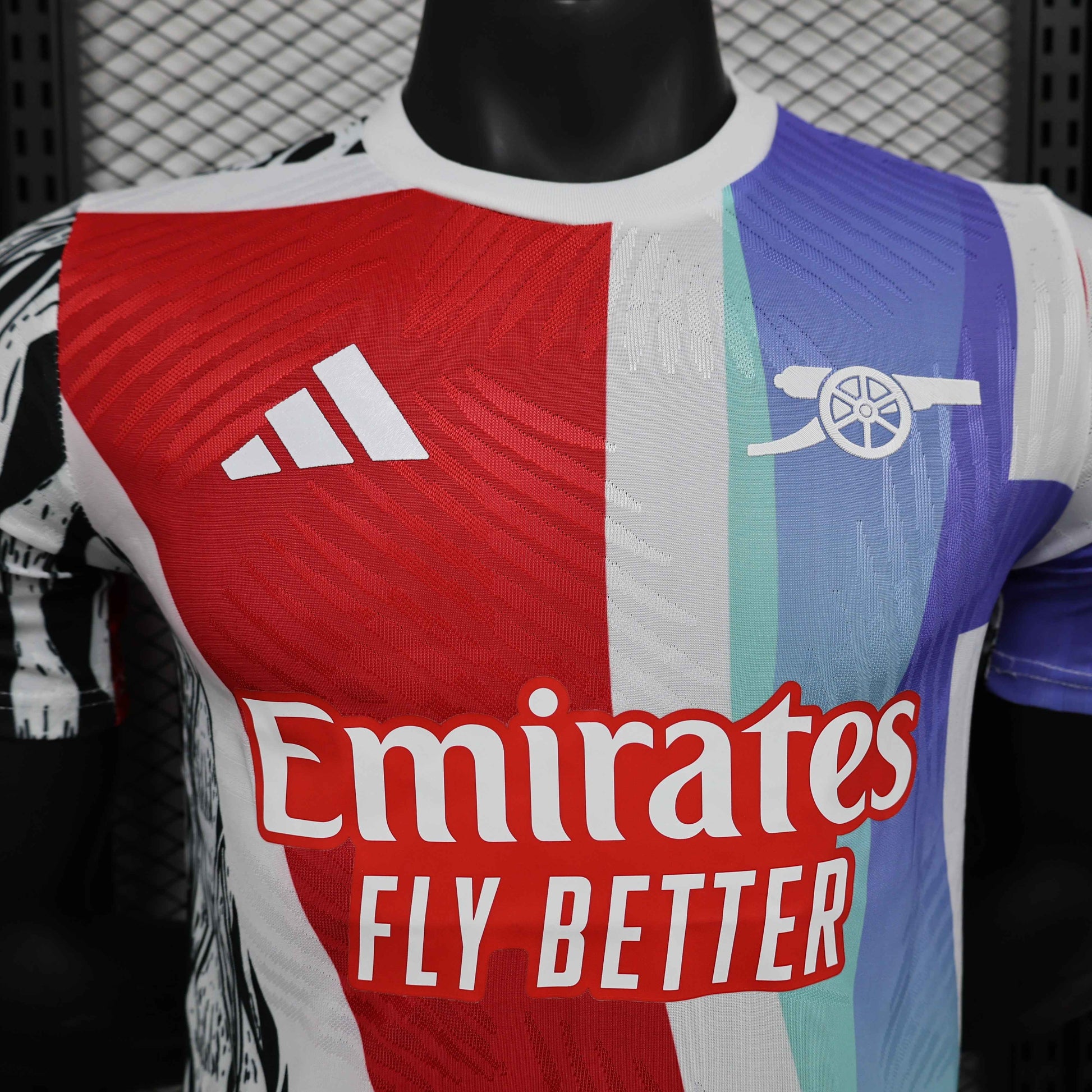 2024-25 Arsenal Pre-Match Shirt [Player Version] - Retro Classic Kits
