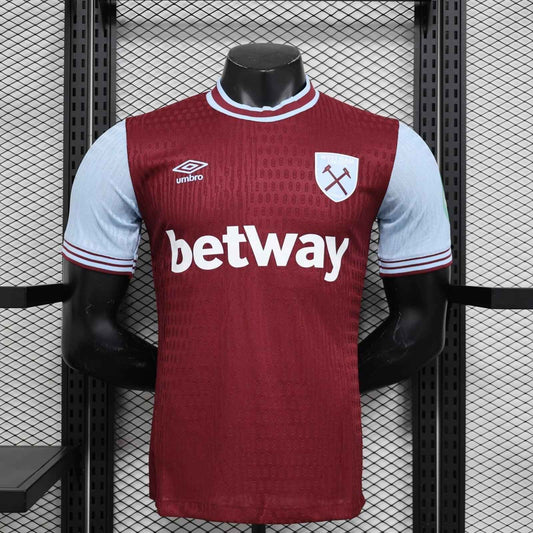 2024-25 West Ham Home Shirt [Player Version] - Retro Classic Kits