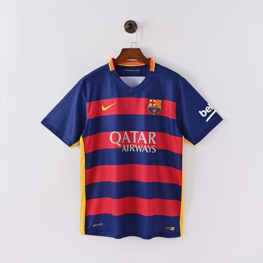 2015-16 FC Barcelona Home Shirt - Retro Classic Kits