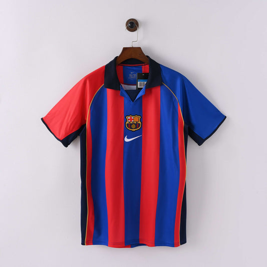 2001-02 FC Barcelona Home Kit - Retro Classic Kits