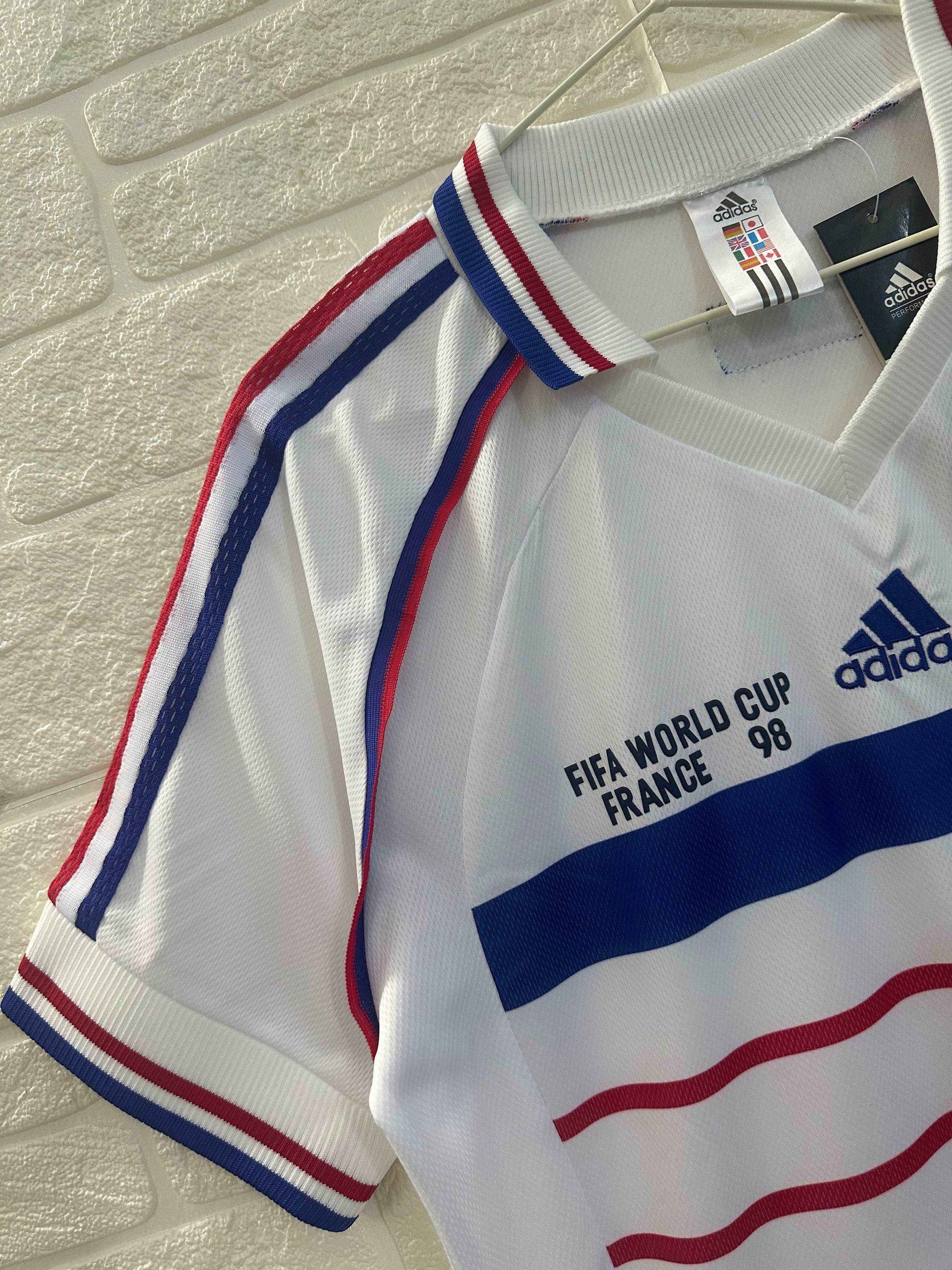 1998 France Away Shirt - Retro Classic Kits