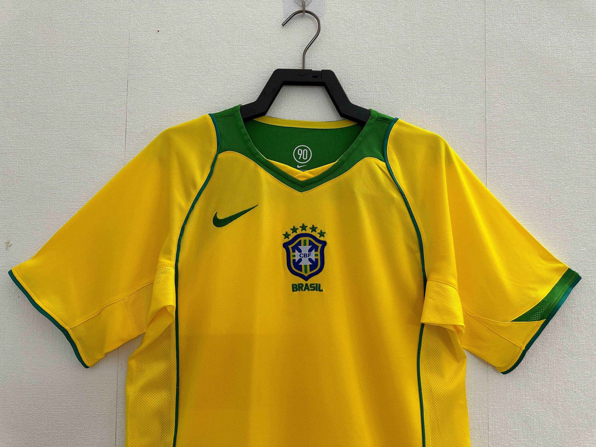 2004 Brazil Home Shirt - Retro Classic Kits