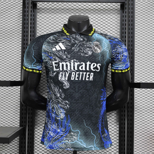 Limited Edition Real Madrid Shirt - Dragon Blue - Retro Classic Kits