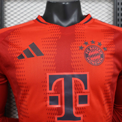 2024-25 Bayern Munich Home Shirt - Long Sleeve [Player Version] - Retro Classic Kits