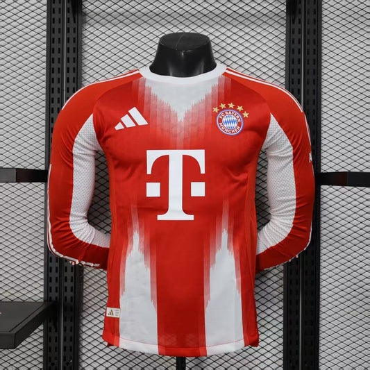 Bayern Munich 2025-26 Home Kit - Long Sleeve 