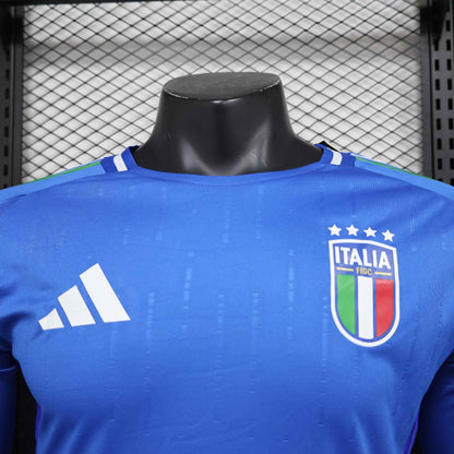 2024 Italy Home Shirt - Long Sleeve [Player Version] - Kit Legacy