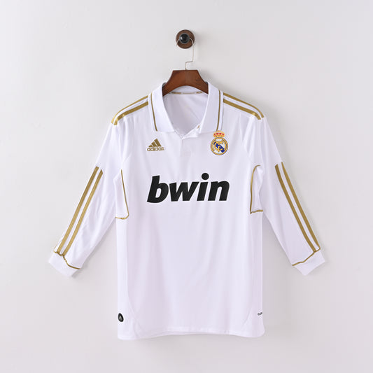 2011-12 Real Madrid Home Kit - Long Sleeve - Retro Classic Kits