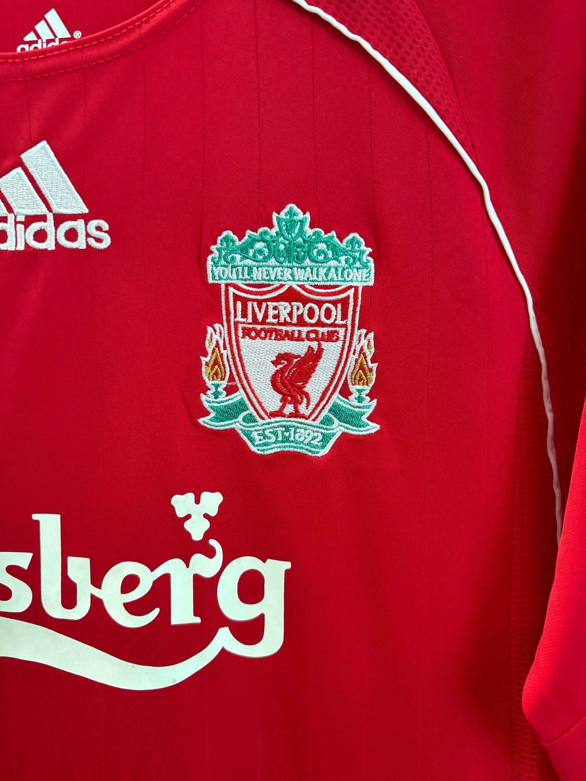 2006-07 Liverpool Home Shirt - Long Sleeve - Retro Classic Kits