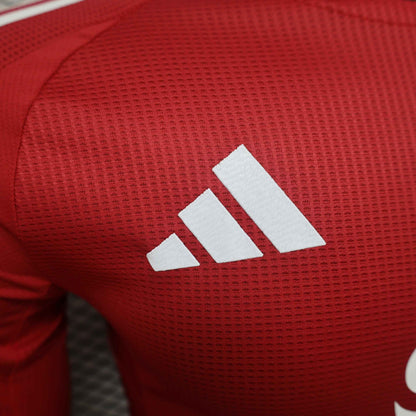 2024-25 Manchester United Home Shirt - Long Sleeve [Player Version] - Kit Legacy