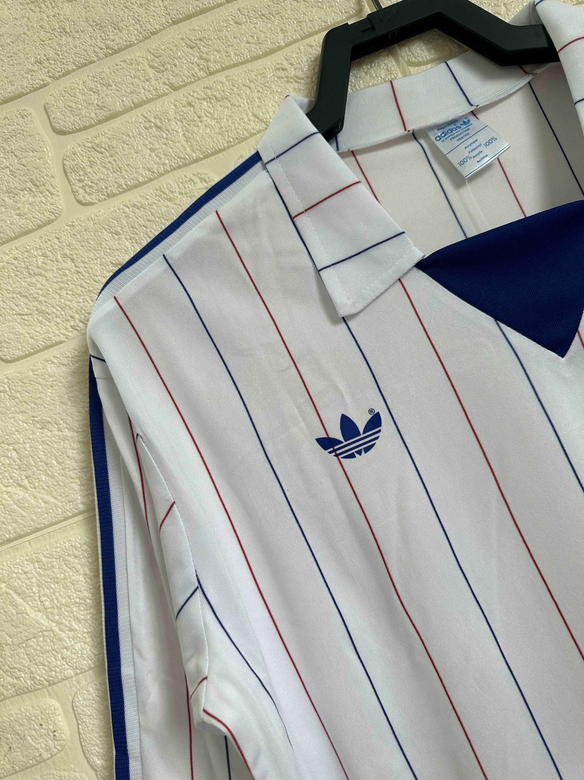1980-82 France Away Jersey - Long Sleeve - Retro Classic Kits