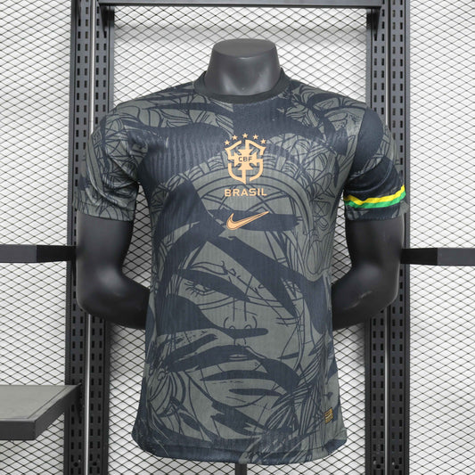 Special Edition Brazil Shirt - Black - Retro Classic Kits