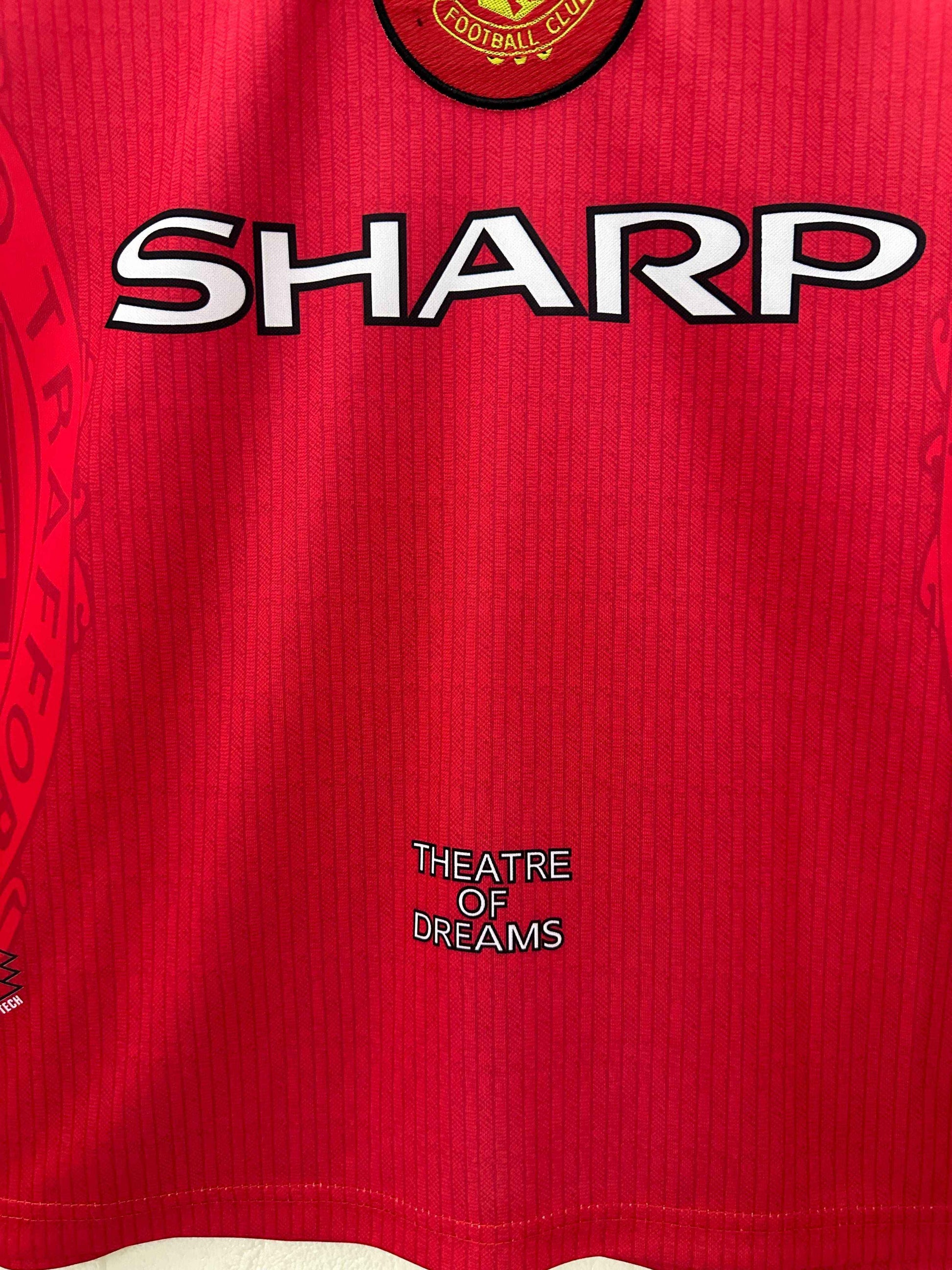 1996-98 Manchester United Home Shirt - Long Sleeve - Retro Classic Kits