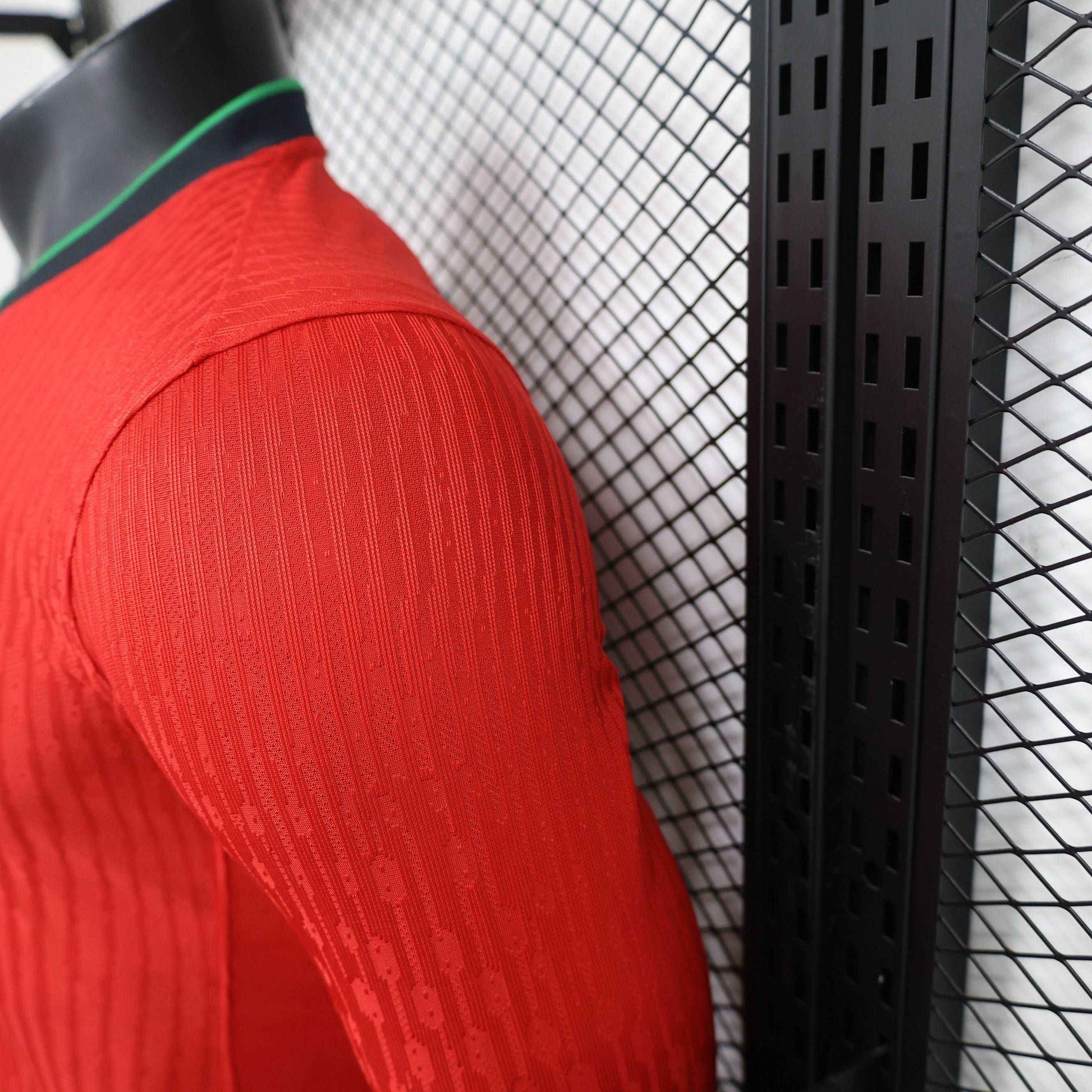 2024 Portugal Home Shirt - Long Sleeve [Player Version] - Retro Classic Kits