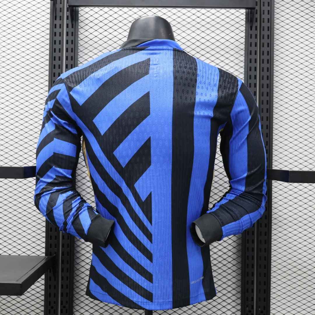 2024-25 Inter Milan Home Shirt - Long Sleeve [Player Version] - Retro Classic Kits