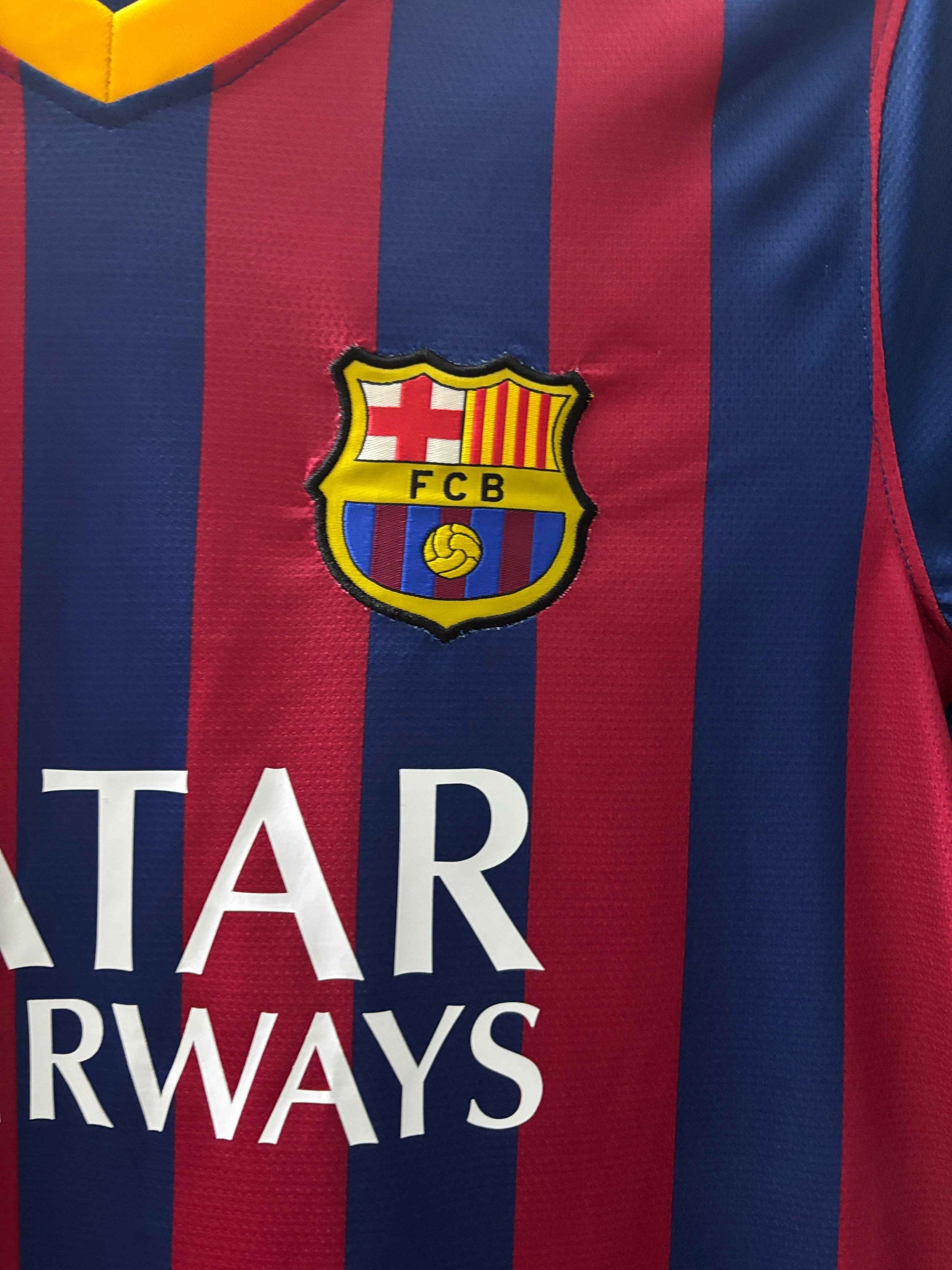 2013-14 FC Barcelona Home Shirt - Retro Classic Kits