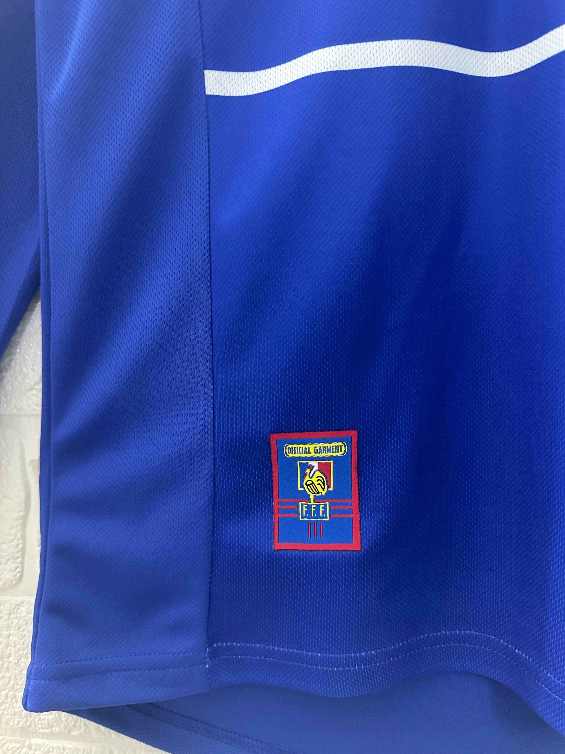 1998 France Home Shirt - Long Sleeve - Retro Classic Kits