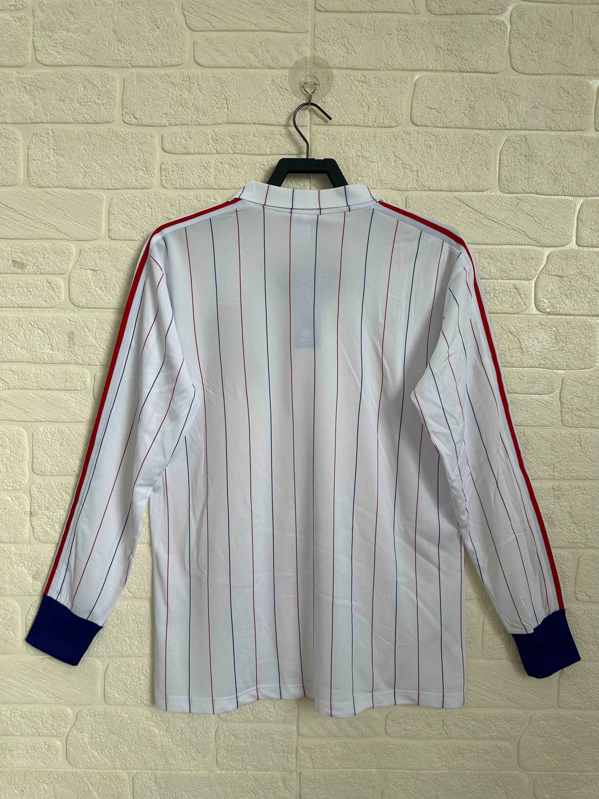 1980-82 France Away Jersey - Long Sleeve - Retro Classic Kits