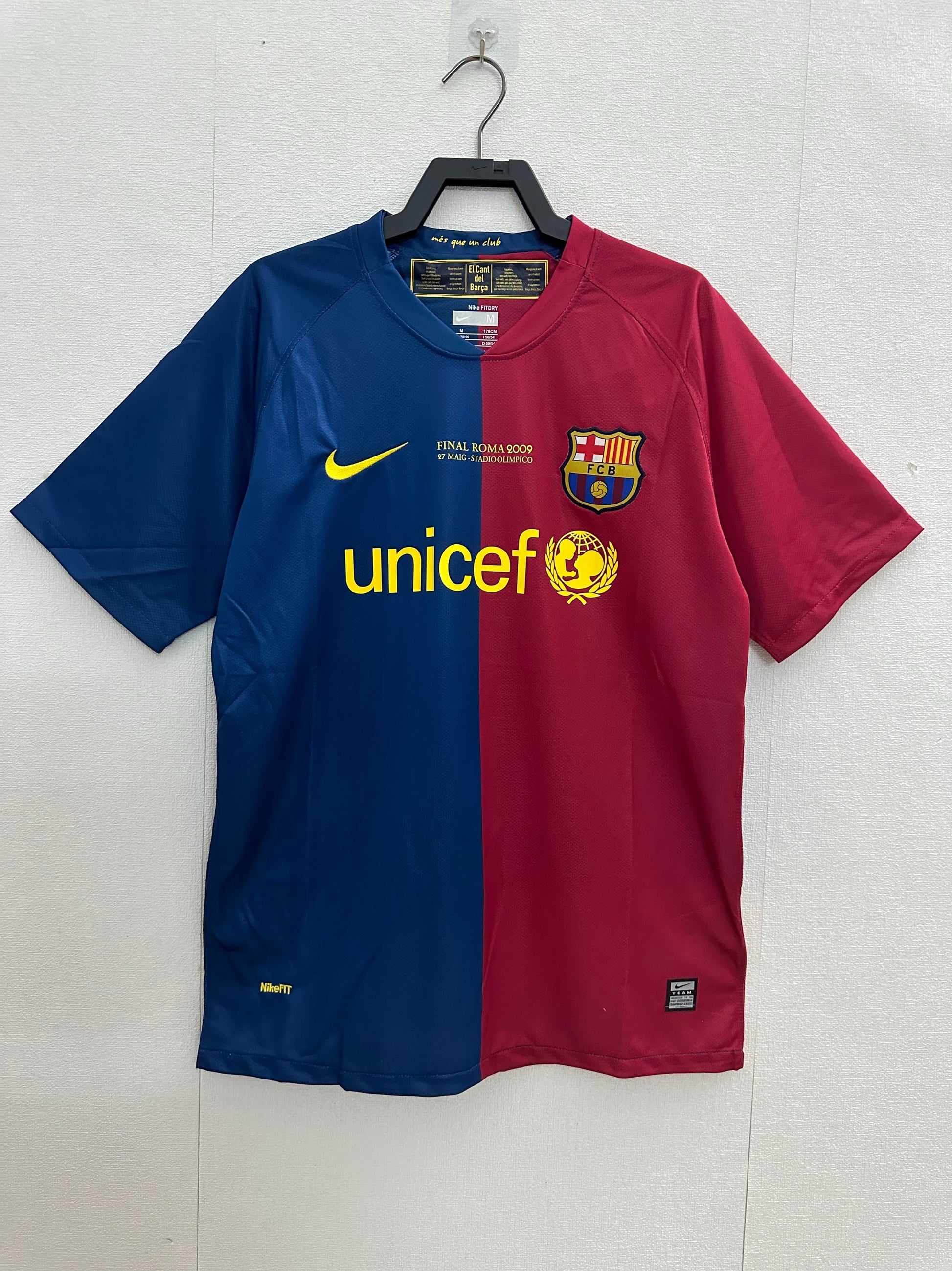 FC Barcelona 2008-09 UCL Final Shirt 