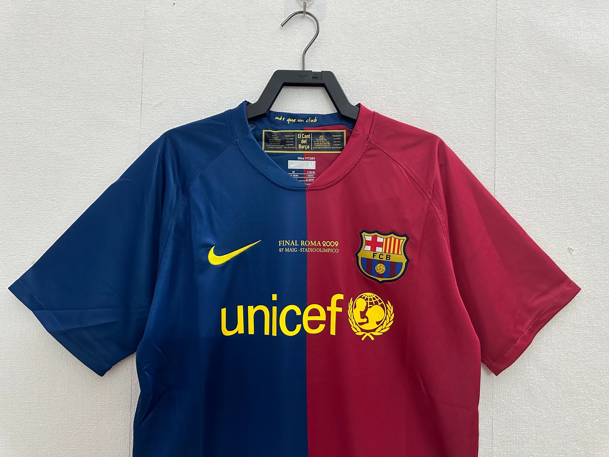 FC Barcelona 2008-09 UCL Final Shirt 